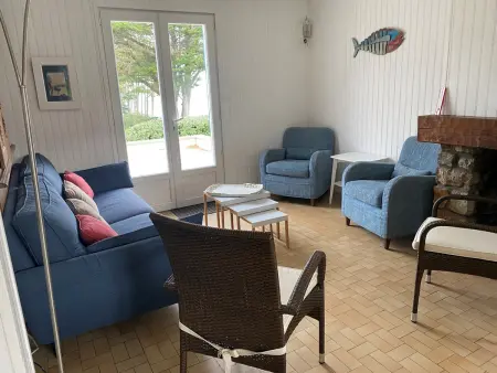 Maison 4 chambres avec vue sur mer, jardin et animaux admis à 50m de la plage - Photo 12