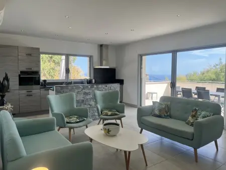 Villa Soleil Rouge - Vue mer à Solenzara - Photo 3