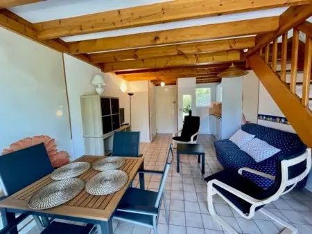 Location villa à Saint Pierre Quiberon, Maison proche plage avec jardinet, 3 pièces, 40m², parking privé, animaux acceptés