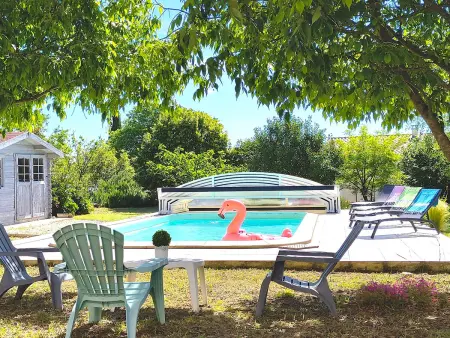 Villa à Orgnac-l'Aven avec piscine chauffée, 6 pers, jardin clôturé, animaux admis - Photo 11