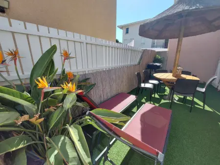 Location maison à Marseillan Plage, Maison Duplex 3 Pièces, Terrasse, Parking, Plage à Proximité, Idéal Famille - 6 Pers.