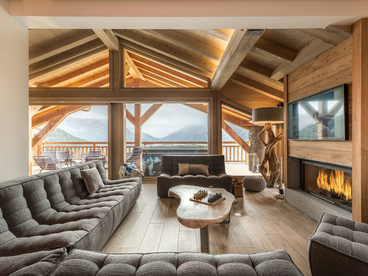 Chalet L'Ours : luxe 5* PMR, spa et pistes à Montvalezan - Photo 1