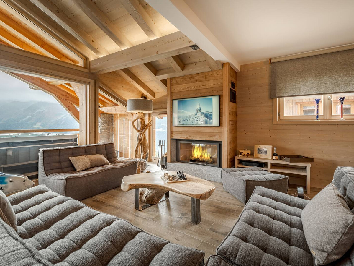 Chalet L'Ours : luxe 5* PMR, spa et pistes à Montvalezan - Photo 2