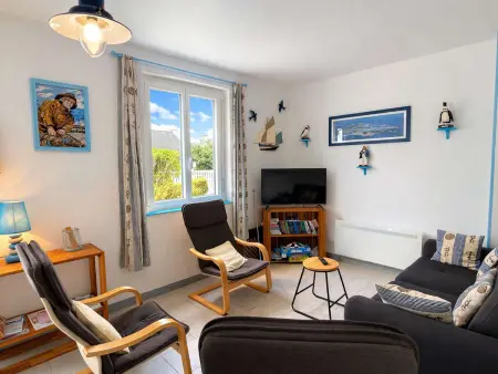 Maison 3 étoiles avec jardin clos, à 800 m de la plage, proche port de Saint-Sauveur, Île-Grande - Photo 1
