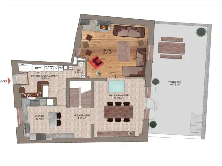 Chalet traditionnel avec jacuzzi, sauna et animaux admis - Photo 12