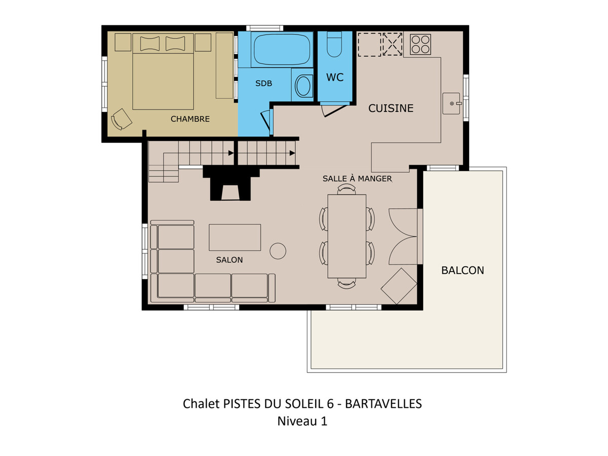 Chalet 4★ 8 pers, 500 m pistes, La Clusaz - Photo 15
