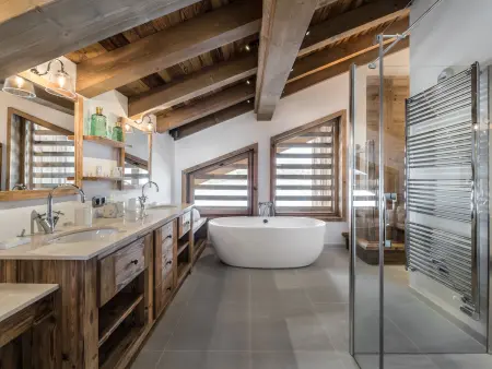 Chalet de luxe avec sauna à Courchevel, Chalet 10 personnes à Courchevel 1650 : photo 14
