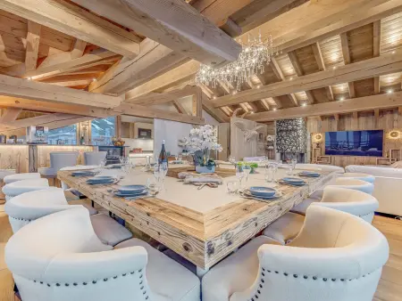 Location chalet à Tignes, Chalet 5* à Tignes - 450m² - 16 pers - Sauna, Jacuzzi, Salle de jeu