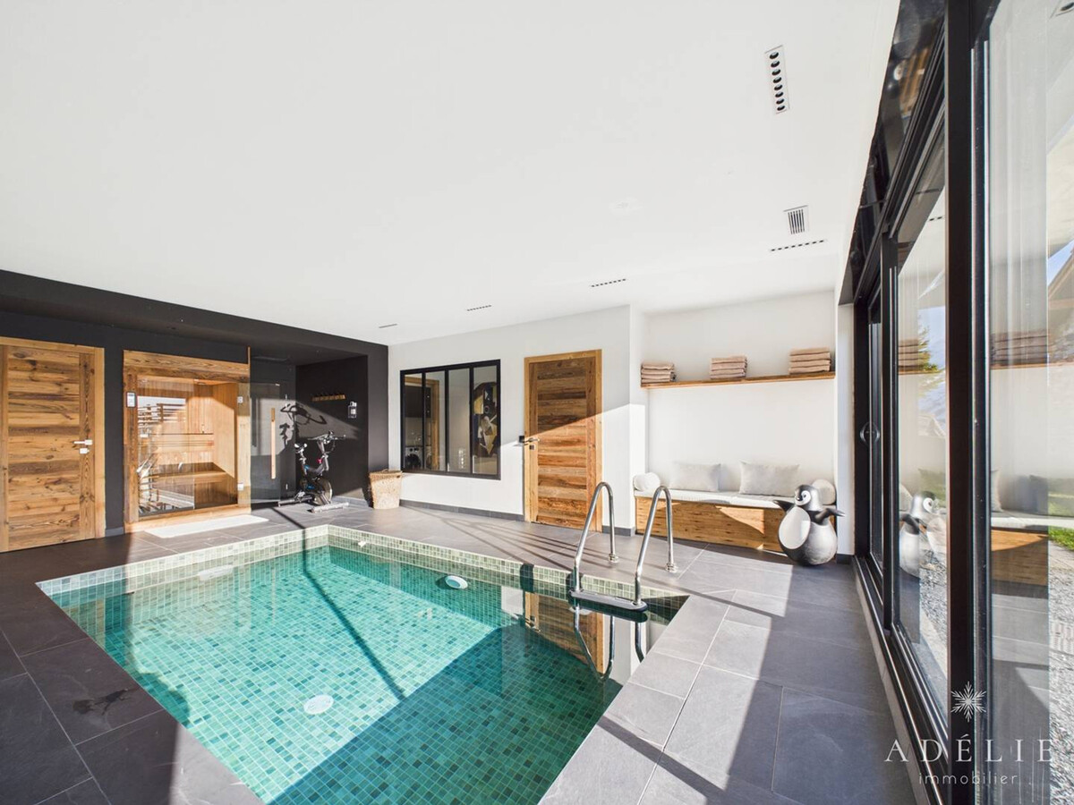 Chalet 5 étoiles avec piscine, sauna et ski room à La Rosière - Photo 32