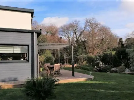 Villa bois avec jardin, terrasse, WIFI, proche centre et plage à Trébeurden - Photo 12