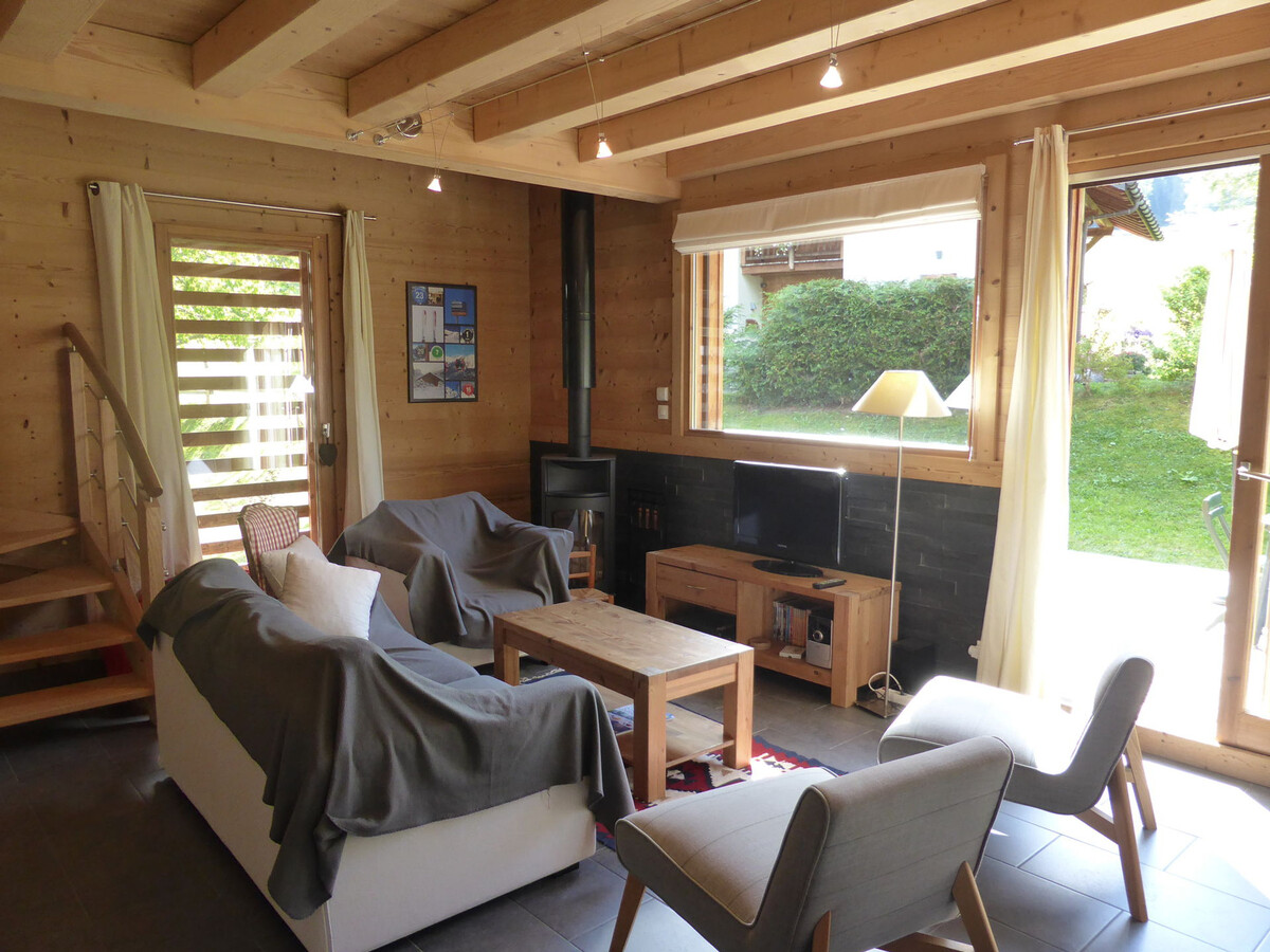 Chalet Champelet 8 pers. – Vue glacier et terrasse - Photo 1
