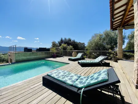 Villa 8 pers. Olmeto avec piscine privée et vue mer : photo 14