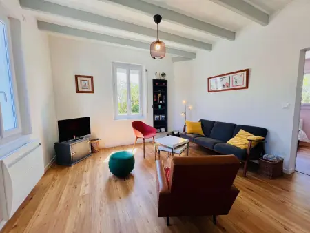 Villa 75m² rénovée, jardin 600m², 600m de la plage : photo 4