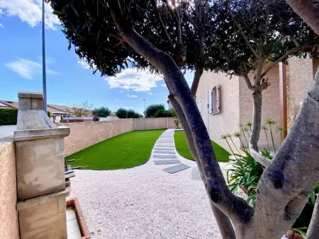Maison plain-pied climatisée à Mèze, 6 pers., jardin clos : photo 12