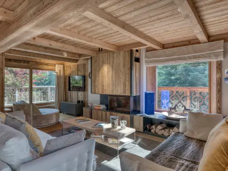 Chalet rénové 6 chambres à Megève, proche pistes Rochebrune, jardin, garage, 12 personnes - Photo 4