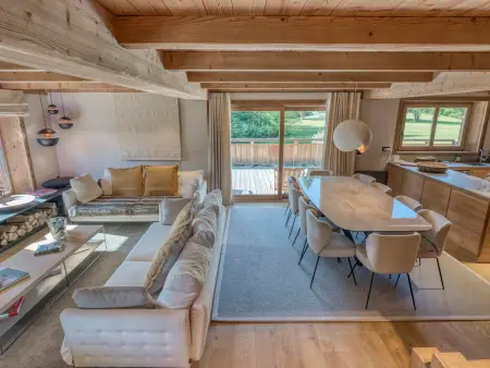 Chalet rénové 6 chambres à Megève, proche pistes Rochebrune, jardin, garage, 12 personnes - Photo 6