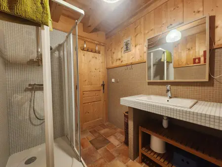 Chalet atypique 10 pers à Samoëns, terrasse et jardin : photo 12