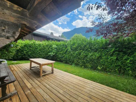 Chalet atypique 10 pers à Samoëns, terrasse et jardin : photo 19