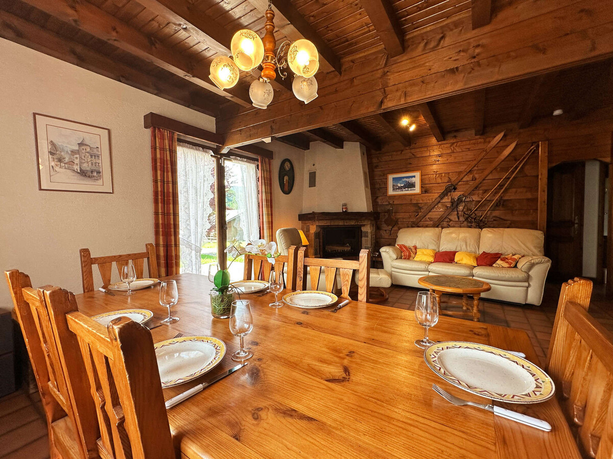 Chalet Justine à Samoëns : jardin, cheminée, 6 personnes - Photo 4