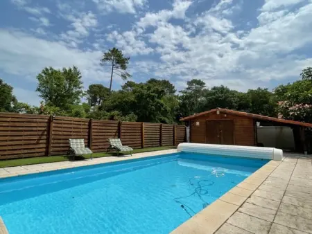 Location villa à Soustons, Villa spacieuse avec piscine pour 8 pers à Soustons