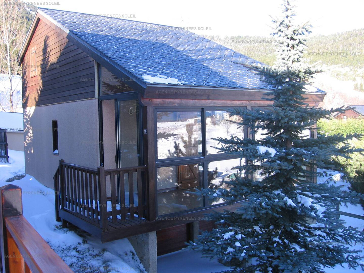 Chalet 6 pers. Les Angles, garage, véranda vue lac - Photo 12