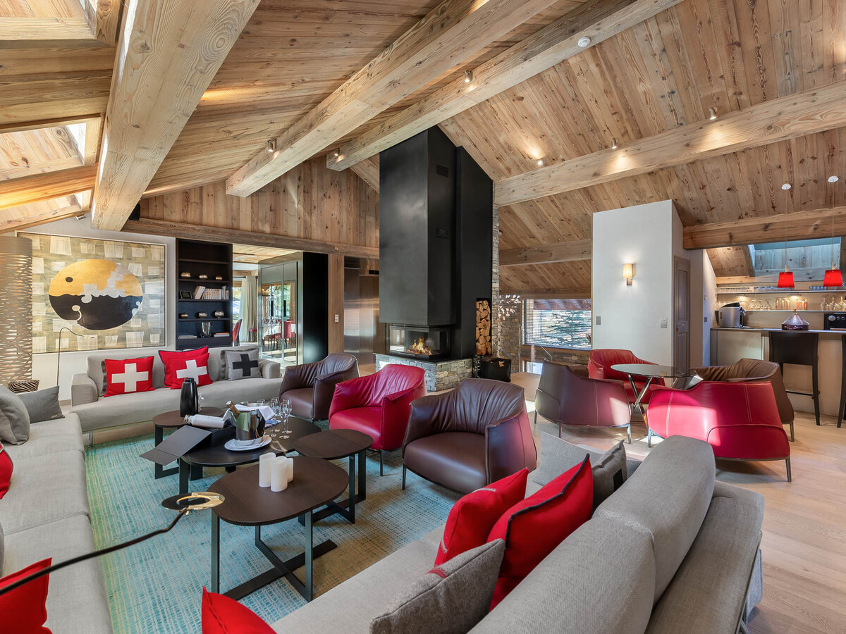 Chalet Les Sorbiers, 6 chambres, spa & chef à Méribel - Photo 2