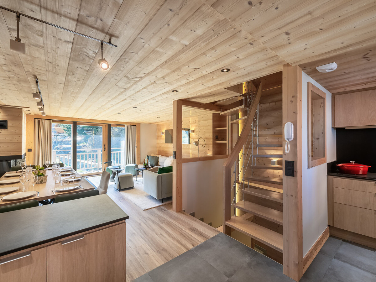 Le Hors Pistes, chalet moderne 5 chambres avec sauna à Méribel - Photo 2