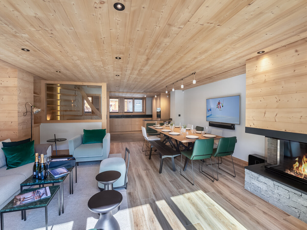 Le Hors Pistes, chalet moderne 5 chambres avec sauna à Méribel - Photo 4