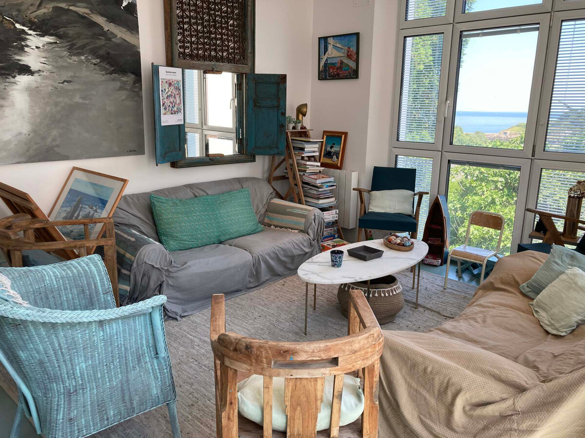 Villa bohème chic avec vue sur le port à Sauzon - Photo 1