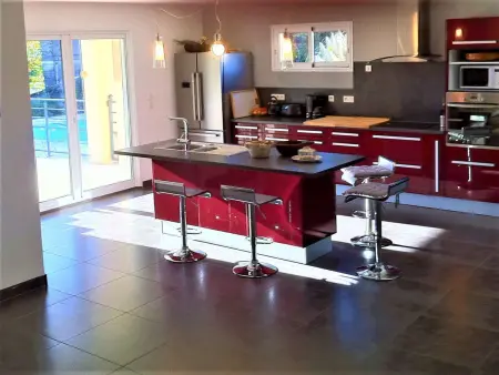 Villa Moderne à Vagnas: Piscine Chauffée, 6 Pers, Proche Vallon Pont d’Arc - Photo 2