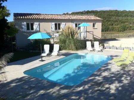 Villa Moderne à Vagnas: Piscine Chauffée, 6 Pers, Proche Vallon Pont d’Arc - Photo 11
