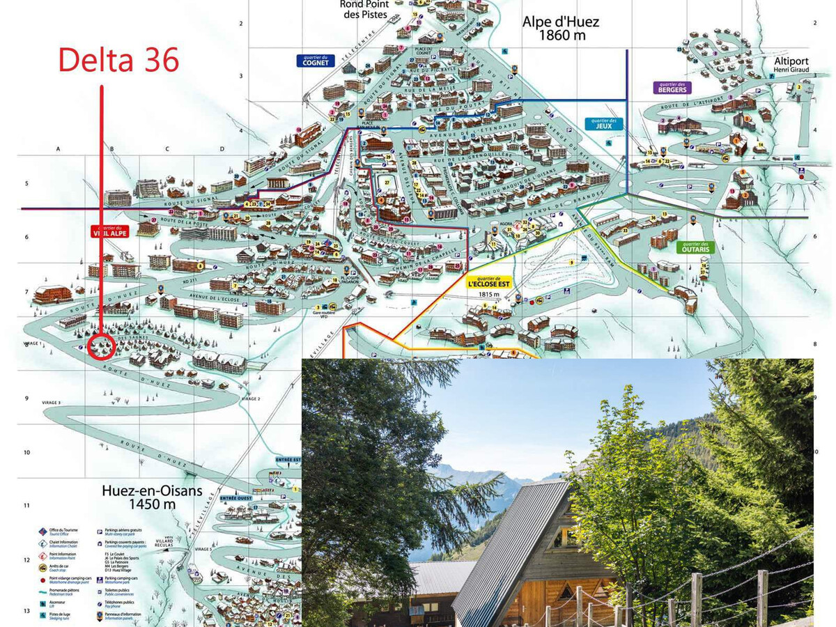 Chalet 85m² Alpe d'Huez, 8 pers, 4 chambres et terrasse - Photo 17
