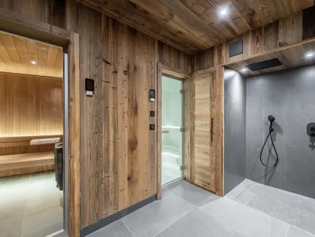 Chalet luxe 467m² piscine, sauna, cinéma aux Belleville - Photo 2