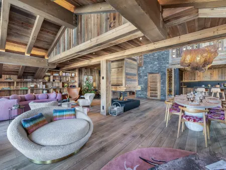 Chalet luxe 467m² piscine, sauna, cinéma aux Belleville - Photo 6