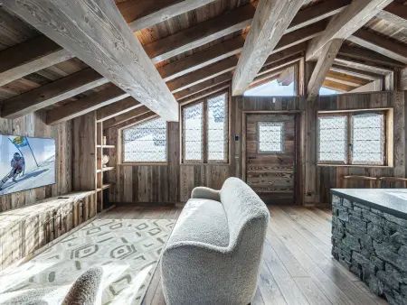 Chalet luxe 467m² piscine, sauna, cinéma aux Belleville - Photo 8