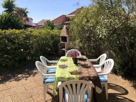 Location villa à Port Barcarès, Villa T3 avec Terrasse, Jardin et Parking, à 200m de la Plage - 6 couchages, Le Barcarès