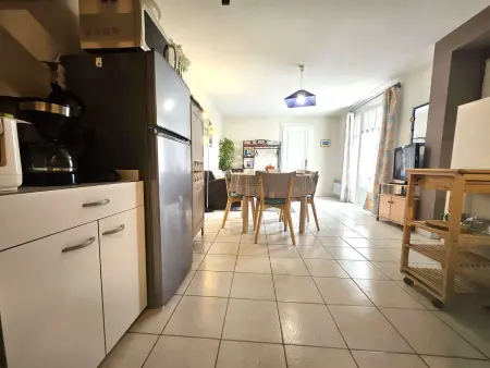 Maison 6 personnes à 300m de la plage, piscine : photo 10