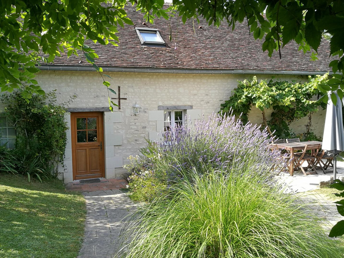 Gîte en ferme seigneuriale avec piscine privée à Brizay - Photo 1