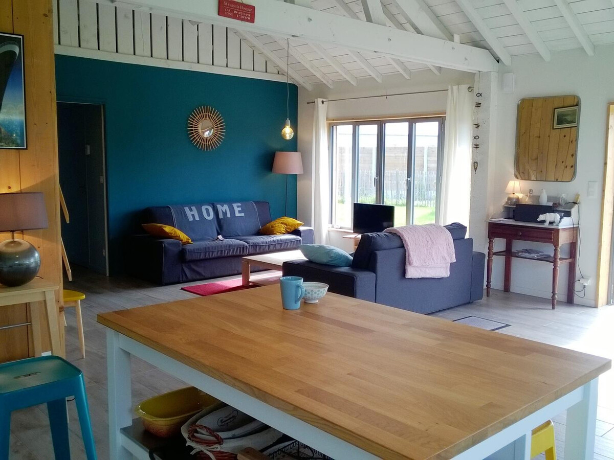 Maison contemporaine plain-pied, 200 m de la mer, 8 pers. - Photo 19