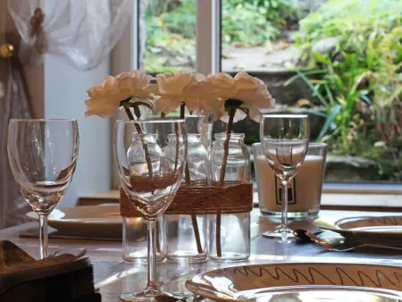 Gîte familial Siouville-Hague, jardin suspendu vue baie : photo 5