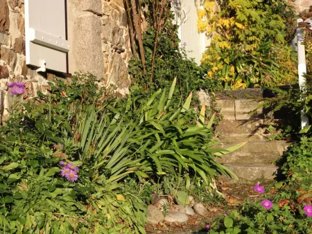Gîte familial Siouville-Hague, jardin suspendu vue baie : photo 21