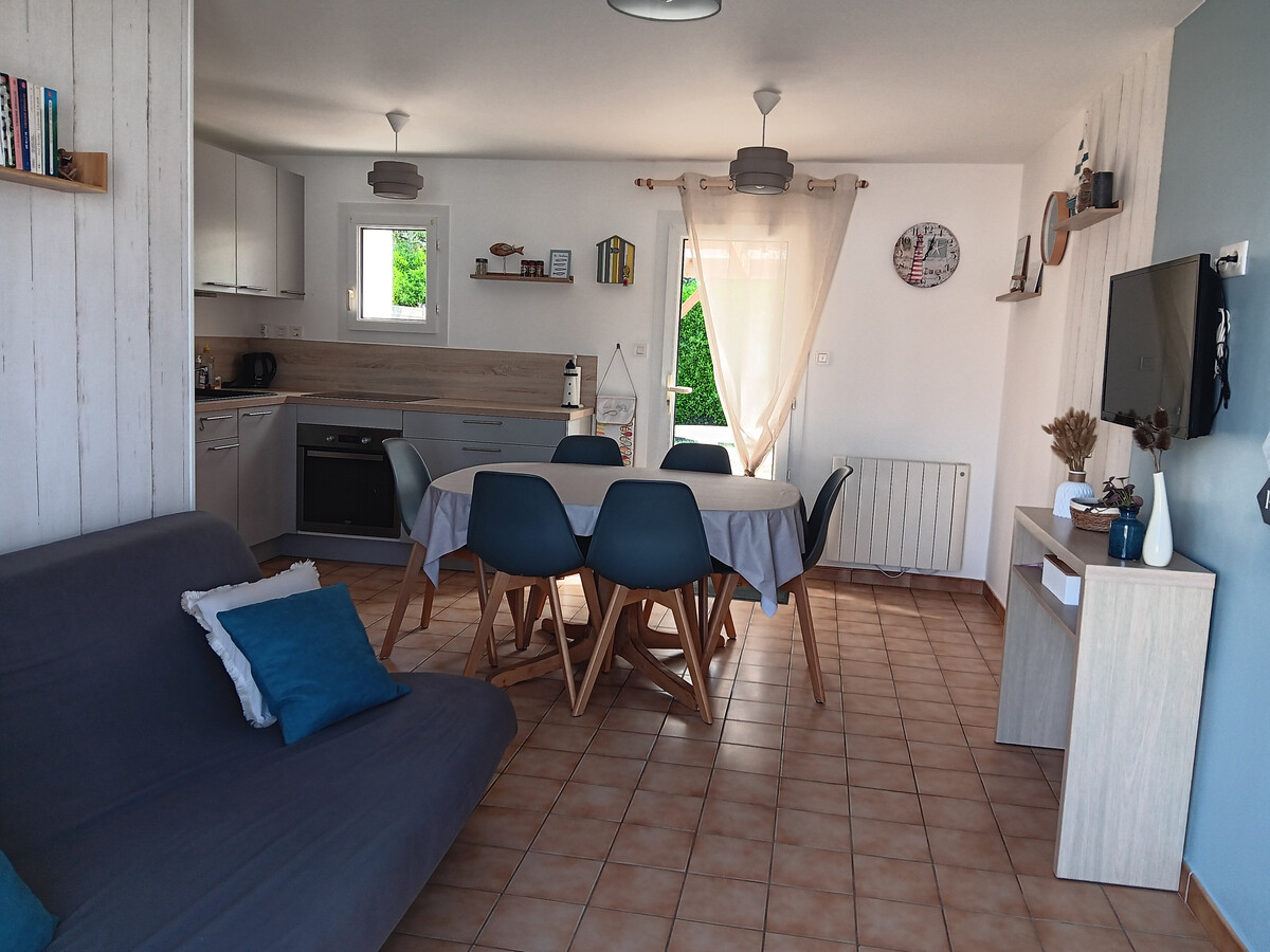 Maison 6 pers. plain-pied à 1,2 km de plage, La Faute-sur-Mer - Photo 5
