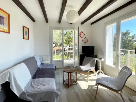 Maison 9 couchages, 2 terrasses bois, 300m plage : photo 8