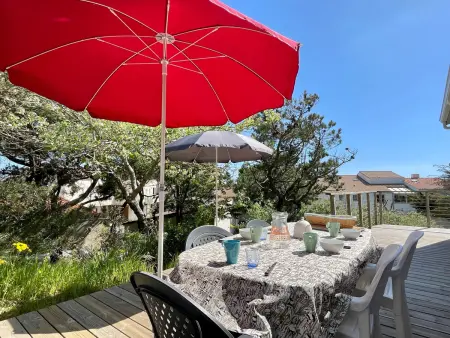 Maison 9 couchages, 2 terrasses bois, 300m plage : photo 16