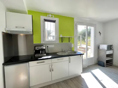 Maison 9 couchages, 2 terrasses bois, 300m plage : photo 23