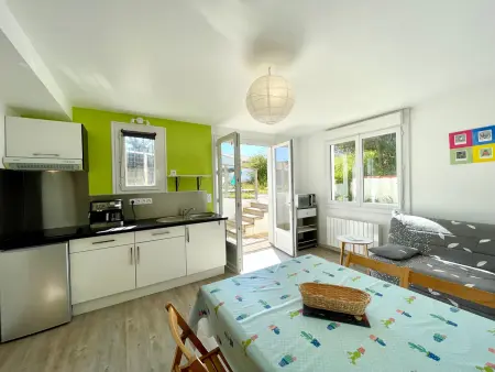 Maison 9 couchages, 2 terrasses bois, 300m plage : photo 24