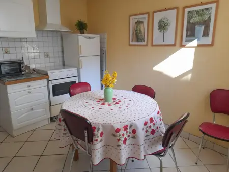 Maison en pierres rénovée, patio 10 m² - Ferrières-sur-Sichon : photo 13