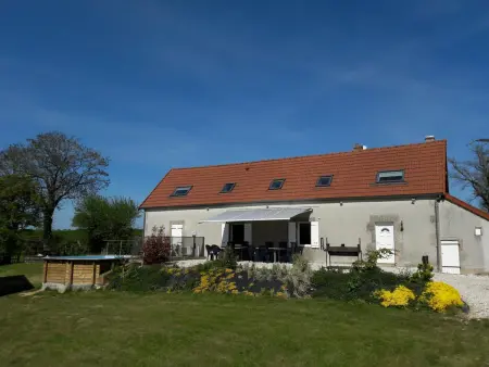 Longère rénovée 10 pers. avec piscine à Échassières : photo 22