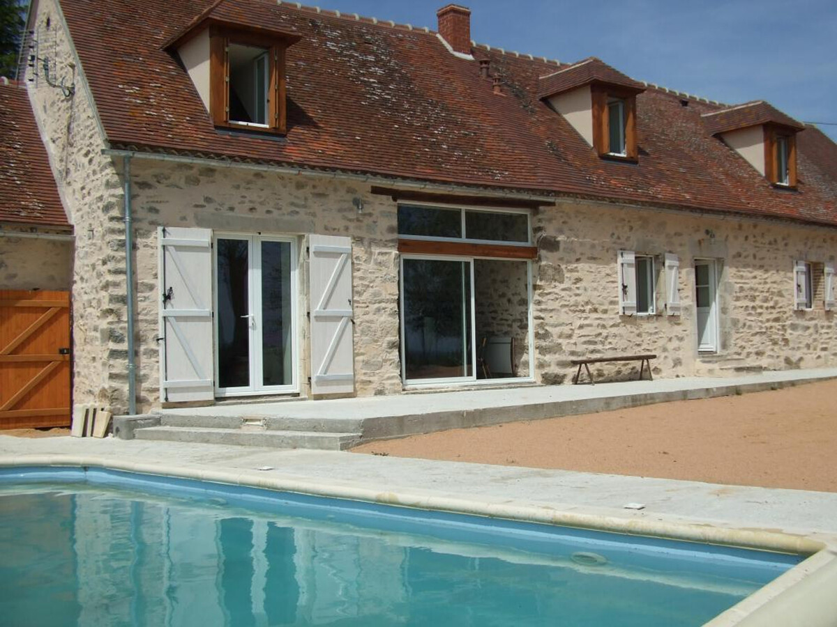 Gîte la Passerelle : ancienne longère, piscine privée, 10 pers. - Photo 1