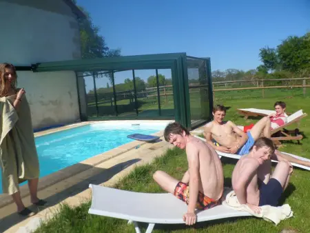 Gîte 10 pers. avec piscine couverte à Souvigny : photo 26